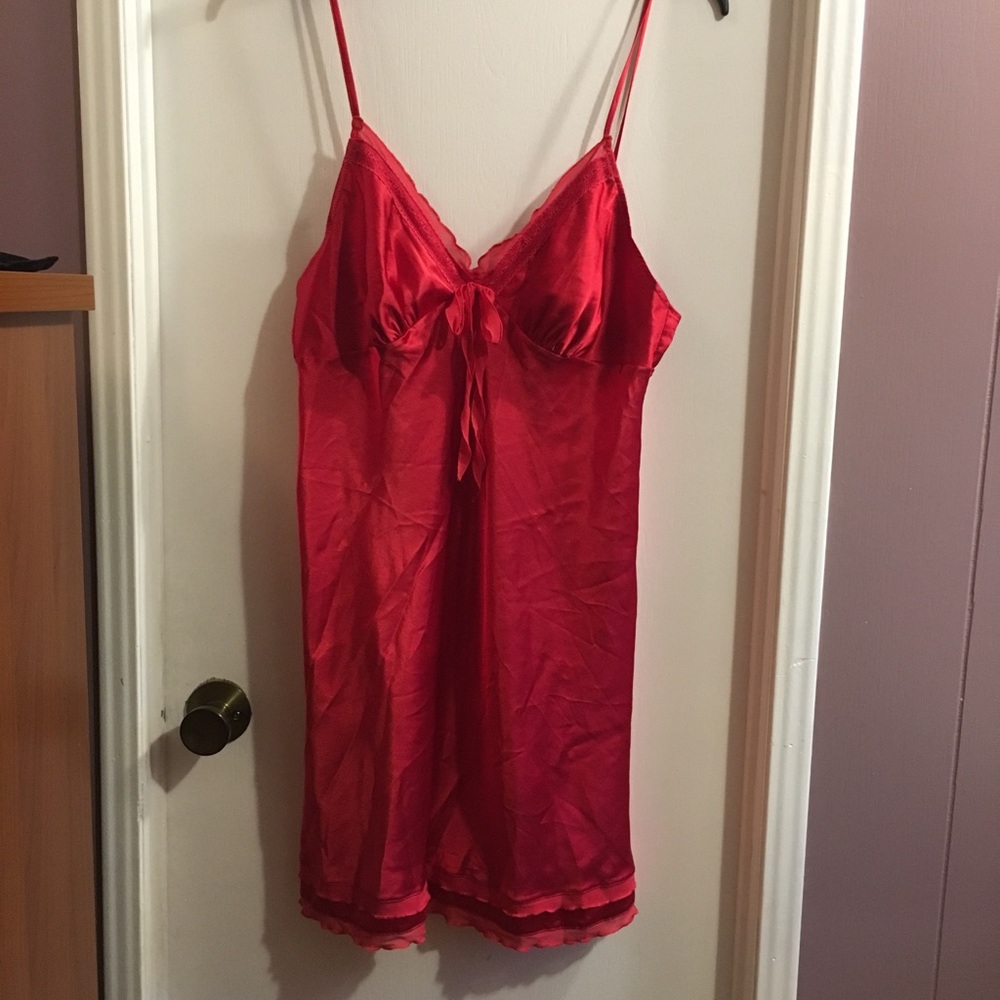 Victoria’s Secret red camisole slip